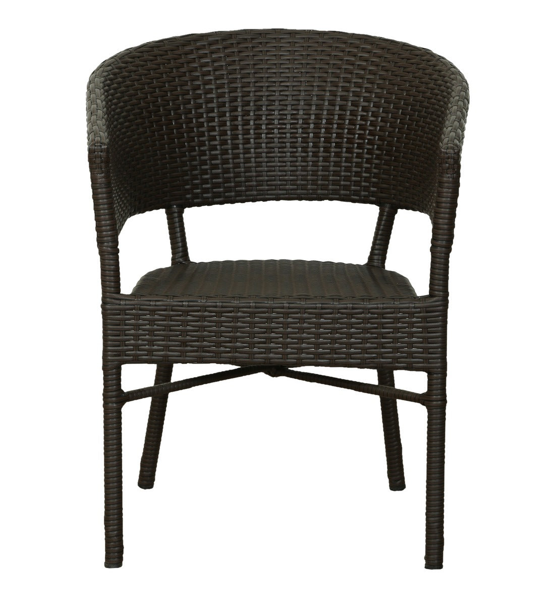 Yepes Outdoor Patio Set| Durable Garden Furniture-2 Chairs + 1 Table Brown