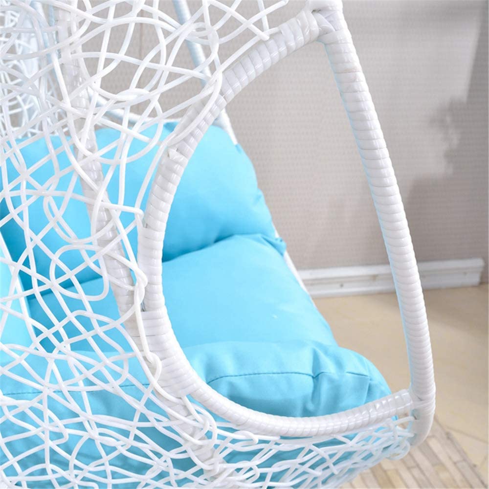 Pierce Single Seater Hanging Swing| With Stand For Outdoor (White)