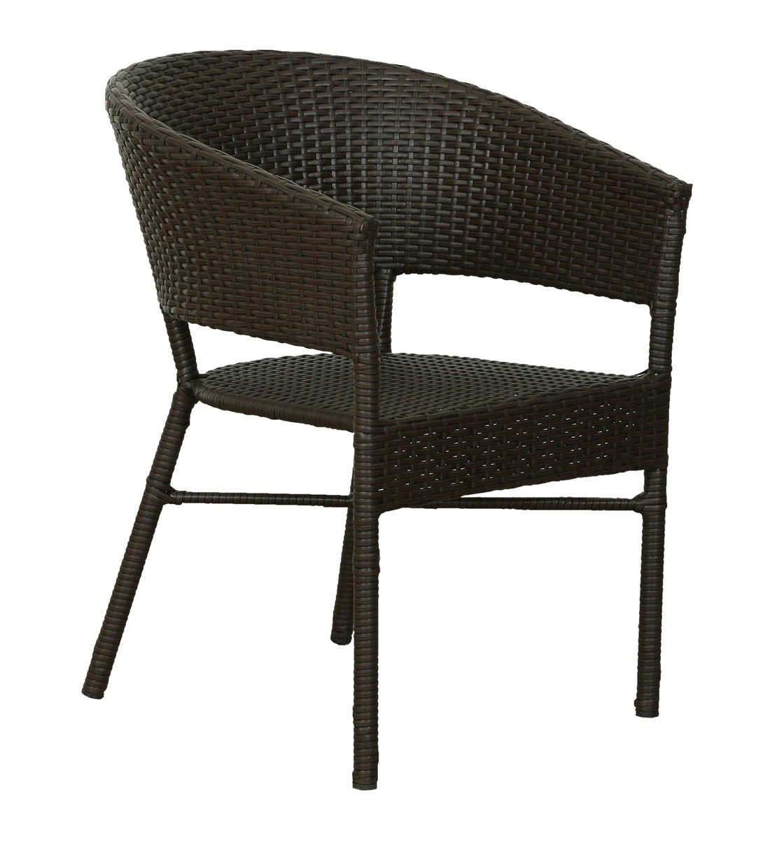 Yepes Outdoor Patio Set| Durable Garden Furniture-2 Chairs + 1 Table Brown