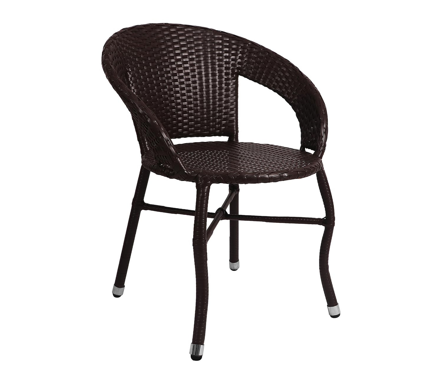 Arjona Outdoor Patio Set| Durable Garden Furniture-2 Chairs + 1 Table Brown