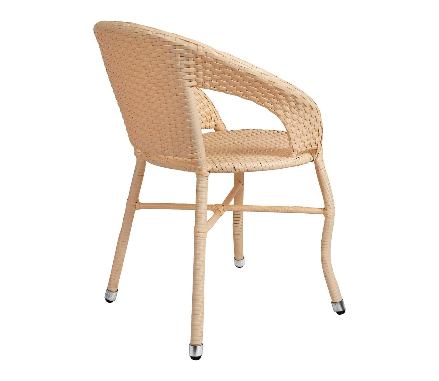 Diez Outdoor Patio Set| Durable Garden Furniture-2 Chairs + 1 Table Cream