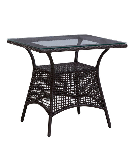 Veliz Outdoor Patio Set| Durable Garden Furniture-2 Chairs + 1 Table Dark Brown