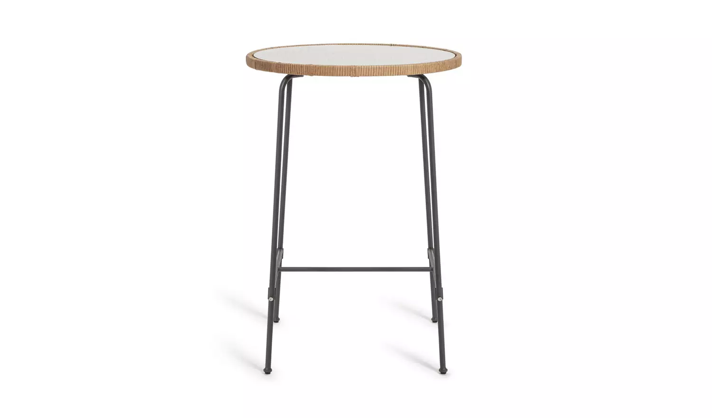 Emiko Outdoor Bar Set| Durable Garden Furniture-2 Chairs + 1 Table Beige