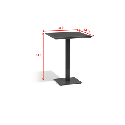 Naoki Outdoor Bar Set| Durable Garden Furniture-2 Chairs + 1 Table Braided & Rope Grey