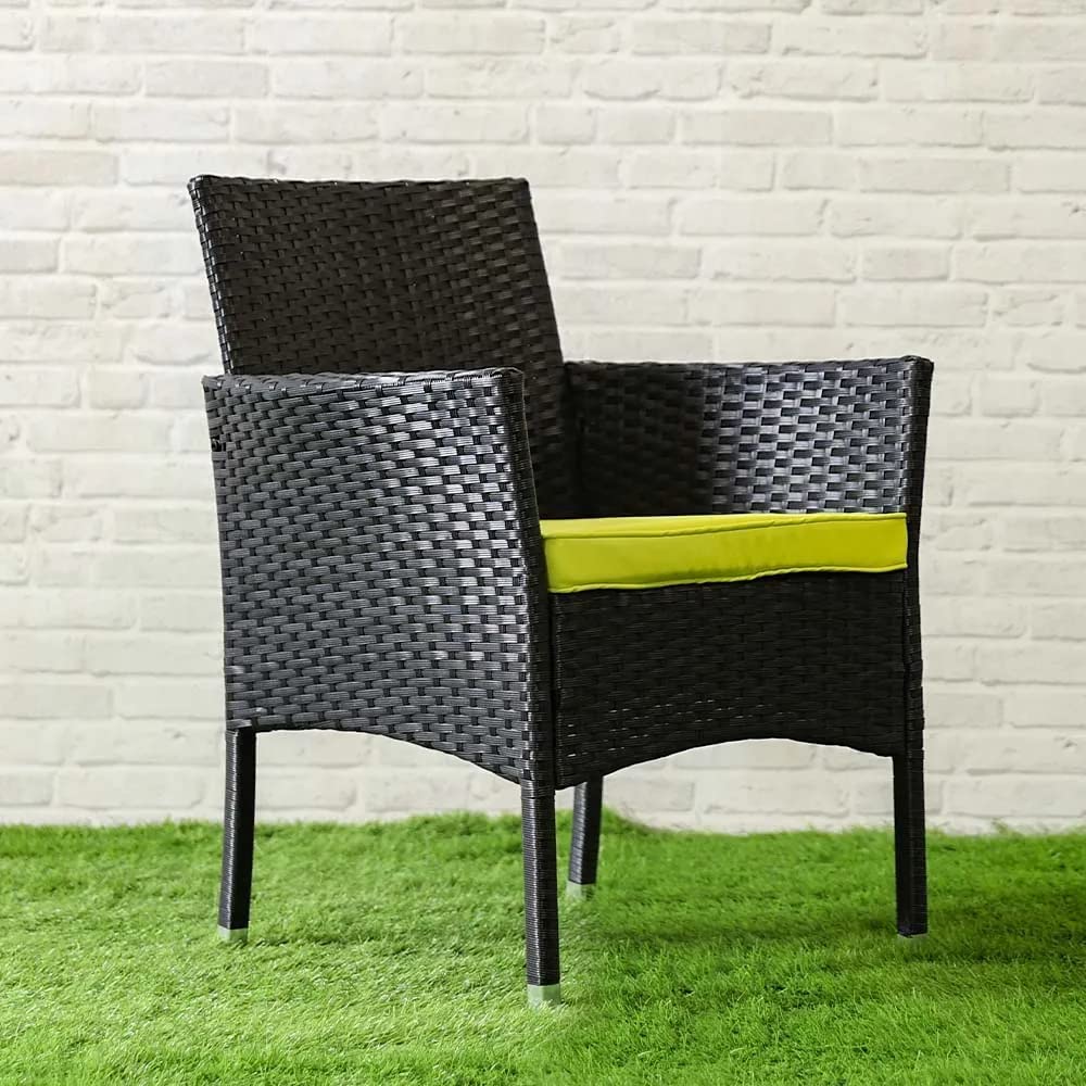 Martell Outdoor Garden Balcony 4 Seater Sofa Set -Black