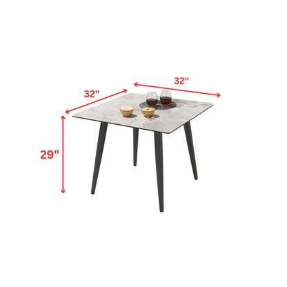 Gerd Outdoor Patio Set| Durable Garden Furniture-4 Chairs + 1 Table Braided And Rope Grey