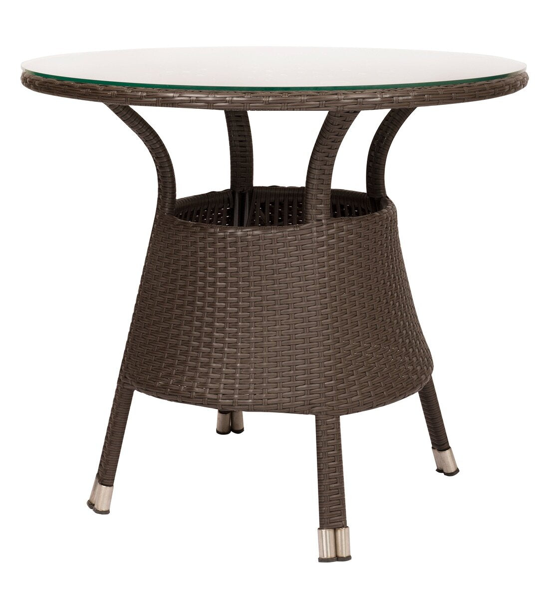 Javier Outdoor Patio Set| Durable Garden Furniture-2 Chairs + 1 Table Brown