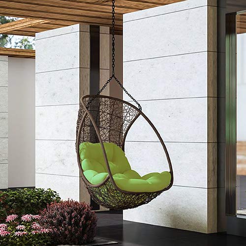 Orson Single Seater Hanging Swing| Without Stand For Outdoor (Dark Brown )