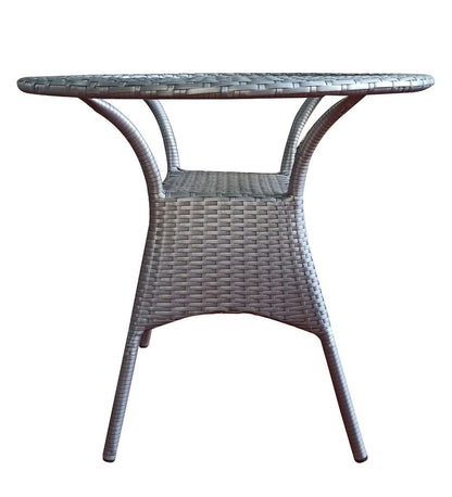Veras Outdoor Patio Set| Durable Garden Furniture-4 Chairs + 1 Table Grey