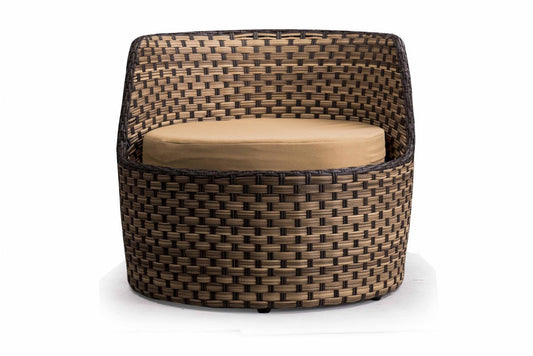 Ilin Outdoor Patio Set| Durable Garden Furniture-2 Chairs + 1 Table Brown